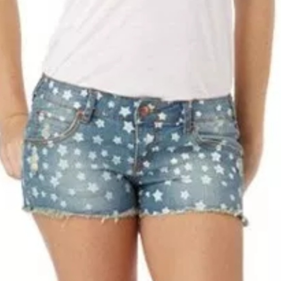Pants - Star Print Shorts